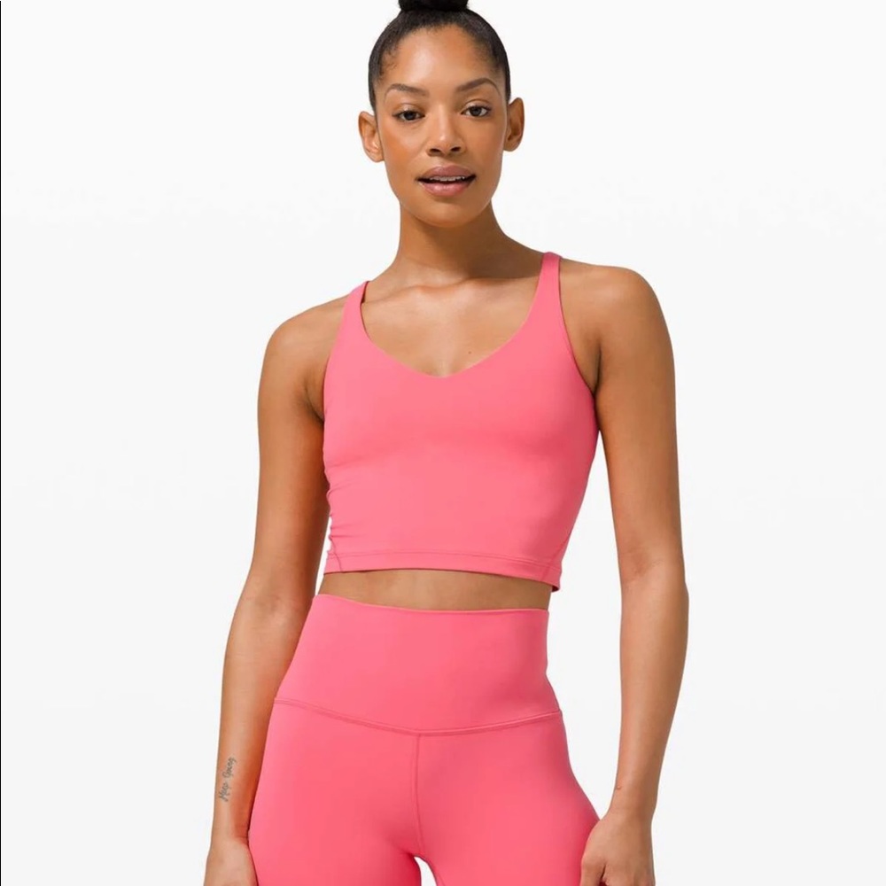 Lululemon align tank guava pink size 8